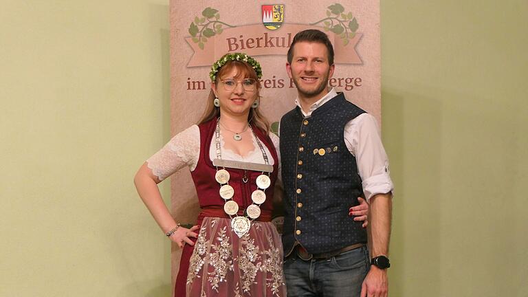 Fast ein Jahrzehnt repräsentierten Bierprinzessin Kerstin Friedrich und ihr Vorgänger, Bierprinz Sebstian Gocker, den Gerstensaft aus dem Landkreis Haßberge.