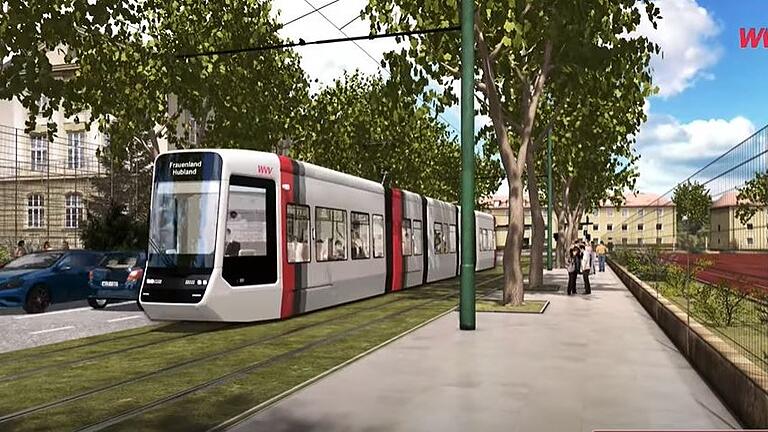 In umsetzbare Maßnahmen investieren, plädiert CSU-Fraktionsvorsitzender Wolfgang Roth. Hier die geplante Straßenbahnlinie 6 (Hublandlinie) in einer Visualisierung der Streckenführung. In umsetzbare Maßnahmen investieren, plädiert CSU-Fraktionsvorsitzender Wolfgang Roth. Hier die geplante Straßenbahnlinie 6 (Hublandlinie) in einer Visualisierung der Streckenführung.
