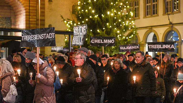 Auch heuer veranstaltete unter anderem Sant' Egidio eine Gedenkfeier zur Deportation der Juden aus Würzburg.