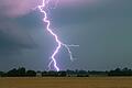 Auch durch Unterfranken zogen am Donnerstagabend teils heftige Gewitter. (Symbolbild)