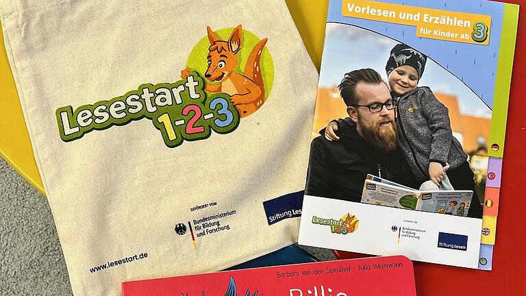 Lesestart 1-2-3-Set - Das Lesestart 1-2-3-Set
für Dreijährige kann in der Stadtbücherei in Bad Kissingen abgeholt werden. Lesestart 1-2-3-Set - Das Lesestart 1-2-3-Set
für Dreijährige kann in der Stadtbücherei in Bad Kissingen abgeholt werden.