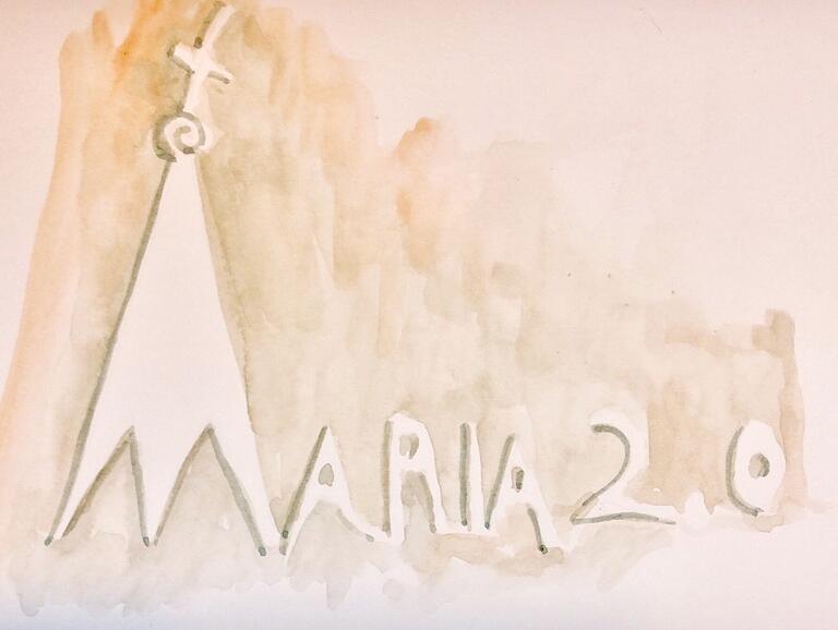 Das Logo der Bewegung 'Maria 2.0', die in Münster gestartet wurde.