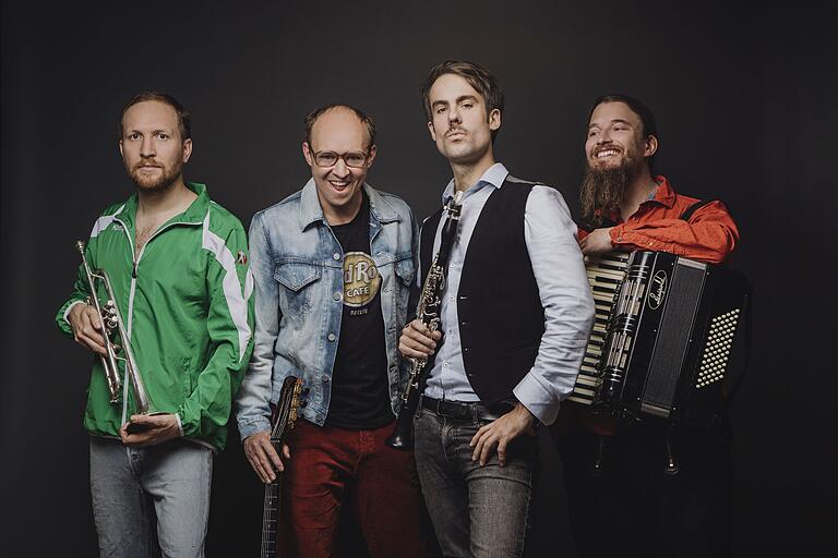 Das sind die Jungs von 'Gankino Circus': (v. li.) Johannes Sens, Ralf Wieland, Simon Schorndanner und Maximilian Eder.&nbsp;