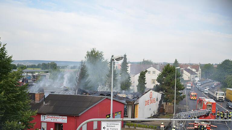 Brand am Busbahhof Bad Neustadt
