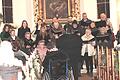 Das Ensemble präsentierte auch moderne Lieder wie 'That's Christmas to me'.