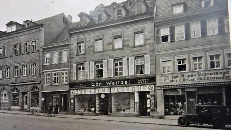 1930 wurden 50 Jahre Porzellanhaus Weitzel gefeiert.