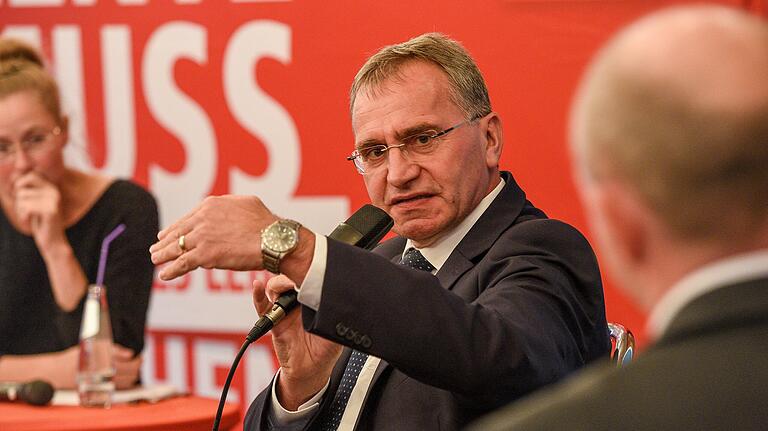 Paul Lehrieder (CSU) bei einer Wahlkampfveranstaltung in Würzburg. Paul Lehrieder (CSU) bei einer Wahlkampfveranstaltung in Würzburg.
