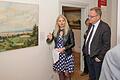 Die Museumsdirektorin Dr. Kristin Knebel mit Horst Gehringer, dem Leiter des Stadtarchivs Bamberg, Oberbürgermeister Andreas Starke und Drittem Bürgermeister Wolfgang Metzner (von links) bei einer Präsentation im Historischen Museum, die sich kritisch mit den Werken des Künstlers und NSDAP-Mitglieds Fritz Bayerlein auseinandersetzte.