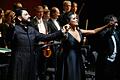 Starsopranistin Anna Netrebko und Tenor Yusif Eyvazov       -  Yusif Eyvazov (l-r), in der Rolle des Maurizio, Anna Netrebko, in der Rolle der Adriana Lecouvreur.