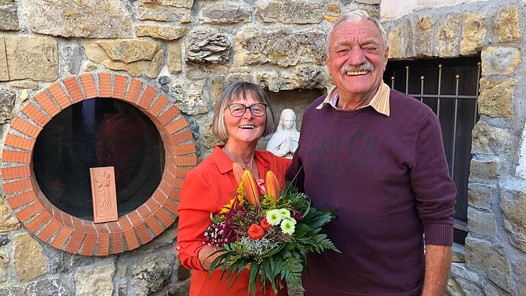 Goldene Hochzeit bei Loretta&nbsp;und Helmut Kraus in Augsfeld.