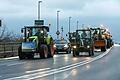 Landwirte behinderten am Mittwoch bei Schweinfurt mit ihren Traktoren den Verkehr. Derartige Demonstrationen gibt es in Mainfranken auch in den kommenden Tagen.