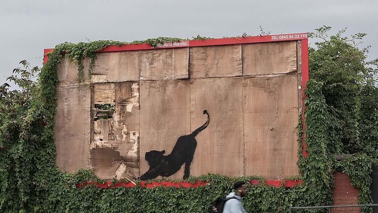 Banksy enthüllt neues Kunstwerk       -  Mit seiner Bilder-Reihe will Banksy wohl die Menschen aufmuntern.