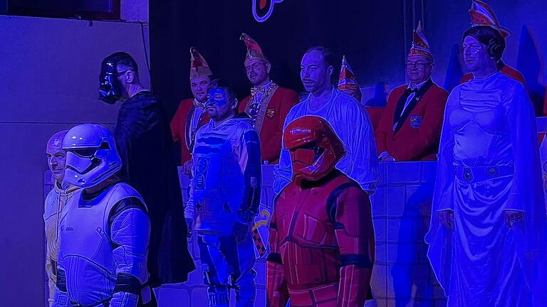 Das Männerballett Maidbronn in 'Star Wars'-Kostümen
