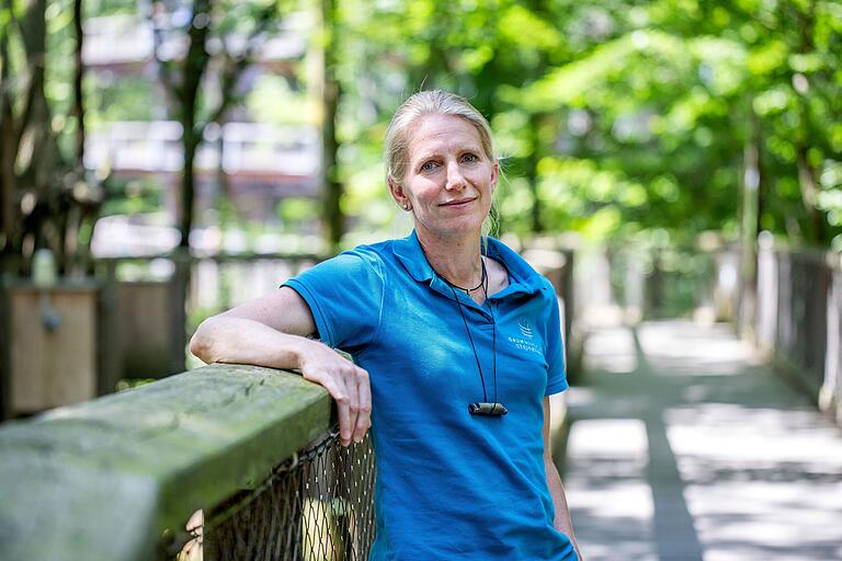 Sandra Fischer leitet den Baumwipfelpfad Steigerwald bei Ebrach seit Mai 2021. Sandra Fischer leitet den Baumwipfelpfad Steigerwald bei Ebrach seit Mai 2021.