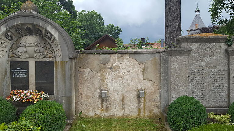 Immer mehr Gräber werden auf dem Alten Friedhof in Kitzingen aufgelassen.&nbsp;