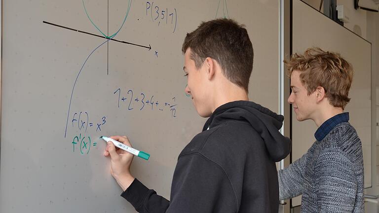 Tim Plote (links) und Elias Schwarzkopf nahmen am diesjährigen Bundeswettbewerb Mathematik erfolgreich teil. Tim Plote (links) und Elias Schwarzkopf nahmen am diesjährigen Bundeswettbewerb Mathematik erfolgreich teil.