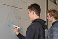 Tim Plote (links) und Elias Schwarzkopf nahmen am diesjährigen Bundeswettbewerb Mathematik erfolgreich teil.