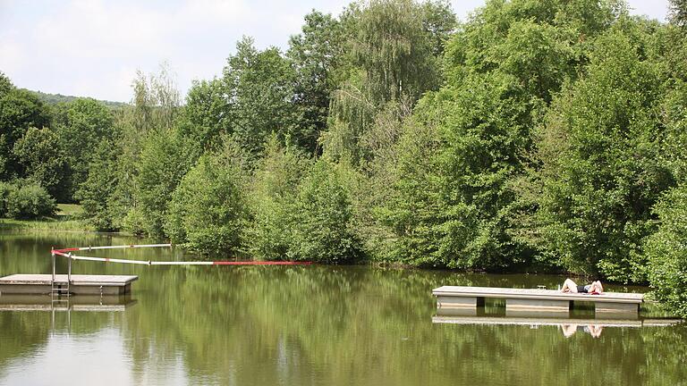 Der Badesee in Arnstein