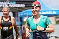 Schwimmen, Rad fahren, laufen: Quer durch die Stadt und das Kitzinger Land führte mit rund 700 Teilnehmern am Samstag 03.08.24 der beliebte Mainfrankentriathlon.