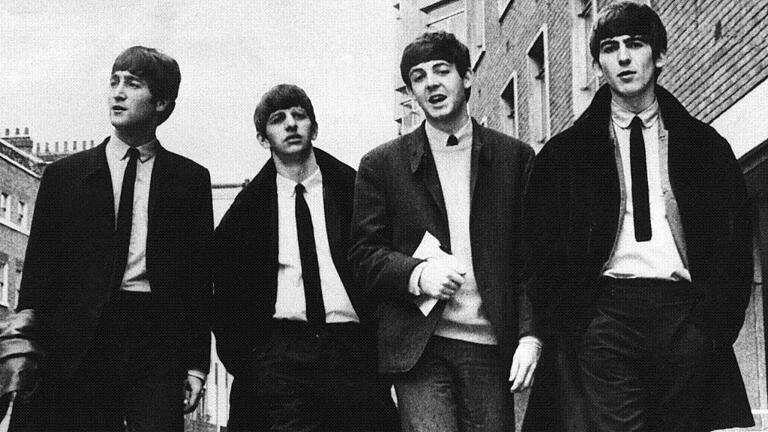 George Harrison ist tot       -  Yesterday: Die Beatles (Zweiter von links Ringo Starr) im Jahr 1963.