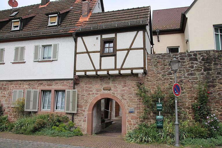 Das wiederaufgebaute Amtsschreiberpförtchen.