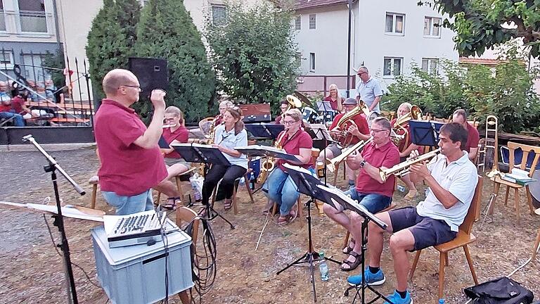 Als Gastgeber durfte dann die Musikvereinigung Machtilshausen nicht fehlen.       -  Als Gastgeber durfte dann die Musikvereinigung Machtilshausen nicht fehlen.