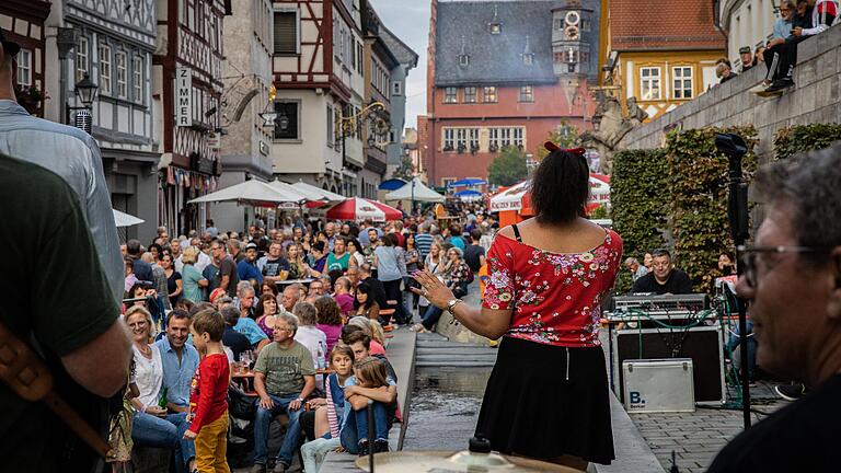 Werden zu Großveranstaltungen, auch zu lokalen, Kinder mitgebracht, bedeutet das: Ihre Erziehungsberechtigten nehmen in Kauf, dass die Kinder auf veröffentlichten Fotos, sichtbar werden. 
Hier ein Archivbild von der Ochsenfurter Musiknacht 2019.