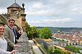 Der bayerische Ministerpräsident&nbsp; Markus Söder und die gebürtige Würzburgerin und&nbsp;bayerische Staatsministerin für Digitales, Judith Gerlach, genossen am Freitag den Blick vom Fürstengarten auf die Stadt.