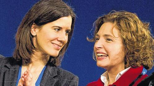 An Lindners Seite: Marie-Agnes Strack-Zimmermann (links) ist Stellvertreterin, Nicola Beer Generalsekretärin.DPA
