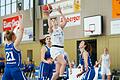 Jessica Hanson, hier beim Play-off-Spiel gegen den BBZ Opladen, bleibt ein weiteres Jahr bei den Qool Sharks Würzburg.