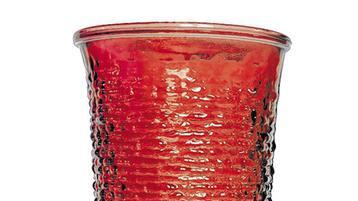 Faszinierend: rotes Glas