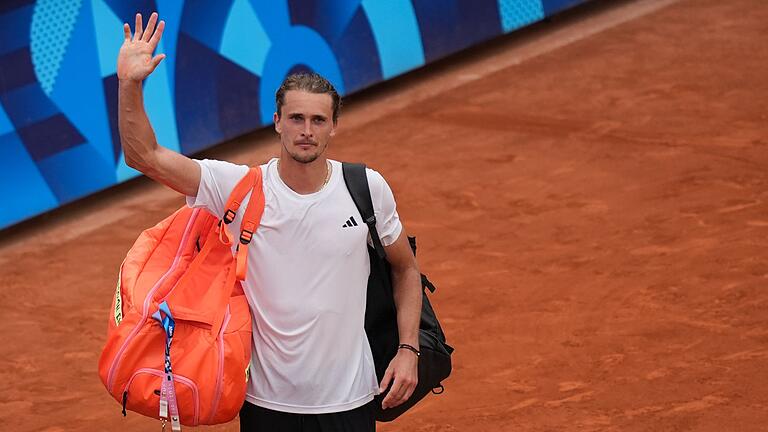 Paris 2024 - Tennis       -  Alexander Zverev muss bei den Olympischen Spielen eine Enttäuschung hinnehmen.