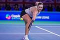 Billie Jean King Cup       -  Jule Niemeier streckte sich gegen Emma Raducanu vergebens.