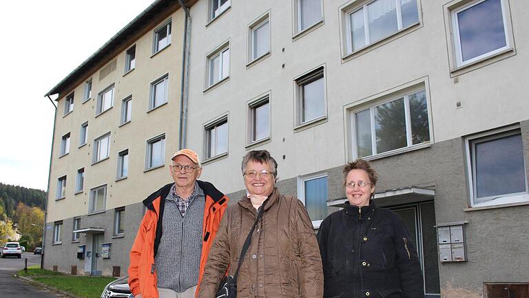 Ein Großteil der Bewohner des Berliner Platzes zog im Jahr 2018 in andere Wohnungen der Baugenossenschaft um. In diesem Jahr ist der Wohnblock schließlich verkauft worden. Archiv/Julia Raab       -  Ein Großteil der Bewohner des Berliner Platzes zog im Jahr 2018 in andere Wohnungen der Baugenossenschaft um. In diesem Jahr ist der Wohnblock schließlich verkauft worden. Archiv/Julia Raab