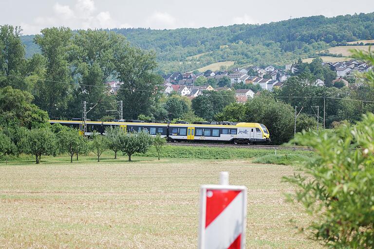 Die Initiative 'Pro Tauberbahn' setzt sich für einen verlässlichen Zugverkehr zwischen Wertheim und Crailsheim ein – wie hier bei Lauda.