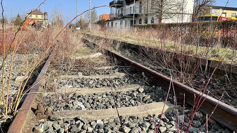 Die bayerische Verkehrsministerin Kerstin Schreyer hält nicht so viel von einer Reaktivierung der Steigerwaldbahn, weil das Fahrgastaufkommen zu gering wäre. Hier die Bahnstrecke bei Gerolzhofen.&nbsp;