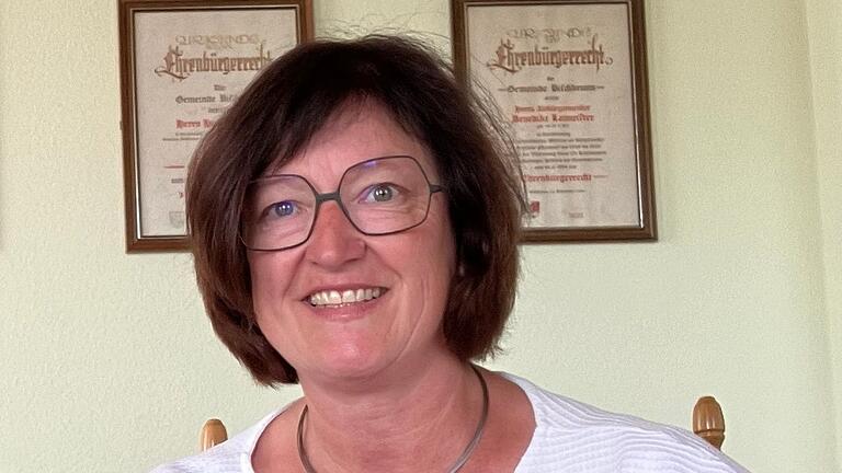 Die Bischbrunner Bürgermeisterin Agnes Engelhardt. Die Bischbrunner Bürgermeisterin Agnes Engelhardt.