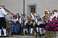 Flotte Klänge: Die große Kapelle des Musikvereins Fladungen begeisterte die Besucher des Marktplatz-Konzertes mit ihren Darbietungen.