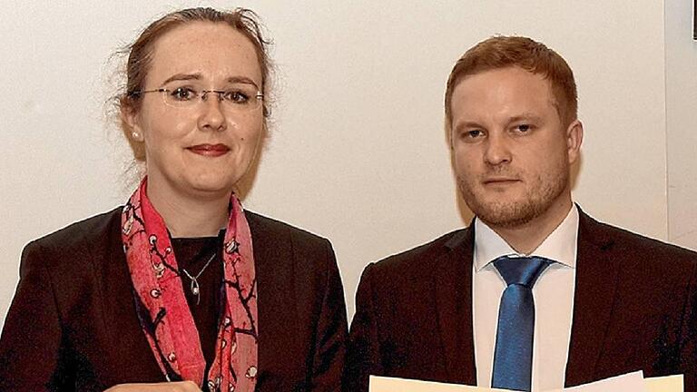 Anke Krüger und Philipp Singer haben den &bdquo;Preis für gute Lehre&ldquo; bekommen.