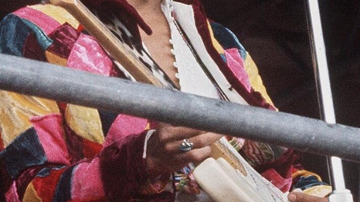Jimi Hendrix       -  Hendrix 1970 auf Fehmarn.
