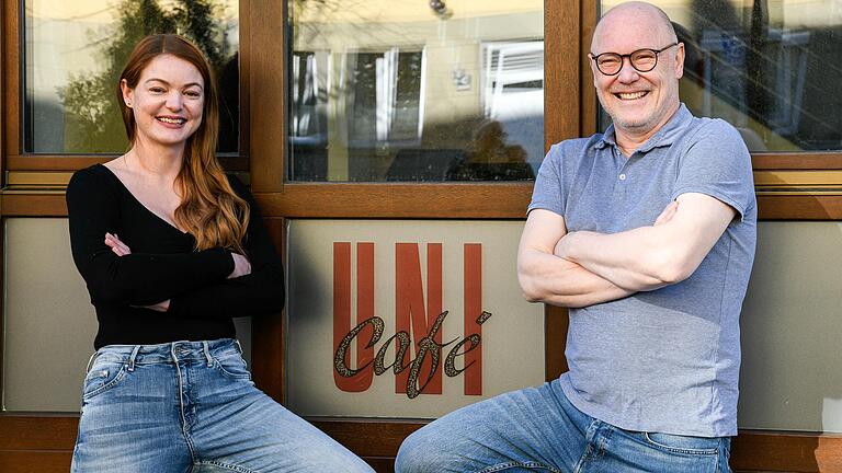 Der Pächterwechsel im Unicafé in der Neubaustraße in Würzburg ist vollzogen. Die neue Chefin Eva Moser und ihr Vorgänger Paul Seitz blicken frohgemut in die Zukunft.