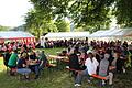 Was der Sonntag versagte, machte der Montag wieder gut. Das Gartenfest der Hammelburger Stadtkapelle wurde doch noch zum viel besuchten Highlight.       -  Was der Sonntag versagte, machte der Montag wieder gut. Das Gartenfest der Hammelburger Stadtkapelle wurde doch noch zum viel besuchten Highlight.