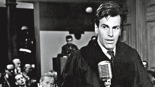 1961: Maximilian Schell in &bdquo;Das Urteil von Nürnberg&ldquo;. Die Rolle brachte ihm einen Oscar ein.