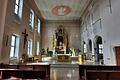 Die Kirche St. Alfons im Kloster Heidenfeld wurde im Januar profaniert. Zu den Gegenständen, die bei einer Auktion angeboten werden, gehören auch die Kirchenbänke.&nbsp;