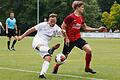 Moritz Schubert (links, Rottendorf) und Marcel Behr  (Schwebenried/Schwemmelsbach) treffen in der weiteren Landesliga-Saison mit ihren Mannschaften nicht mehr aufeinander. Beide Klubs haben sich in der Vorrundengruppe eins für die Aufstiegsrunde qualifiziert.