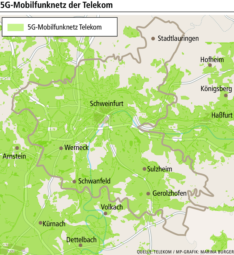Mobilfunk: Wo Telekom und Vodafone ihr 5G-Netz ausbauen Mobilfunk: Wo Telekom und Vodafone ihr 5G-Netz ausbauen