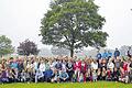 Eine große, herzliche Gemeinschaft: Das obligatorische Gruppenfoto beim Abschied der Steinfelder von der bretonischen Partnergemeinde Chauvigné.