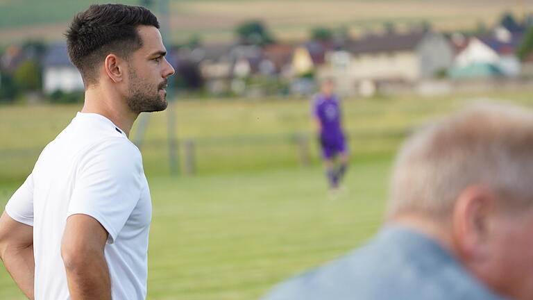 Mini-Turnier beim FC Westheim       -  Sah bei seinem Team noch reichlich Luft nach oben: Victor Kleinhenz vom FC 05 Schweinfurt.