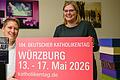 Die Vorbereitungen für den Katholikentag 2026 in Würzburg laufen, die ersten Büros im Mutterhaus der Erlöserschwestern sind bezogen. Im Bild Geschäftsführer Roland Vilsmaier und seine Mitarbeiterin Pia Dusella.