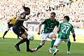 Werder Bremen - Bayern München       -  Michael Olise (l) brachte Bayern München früh in Führung.